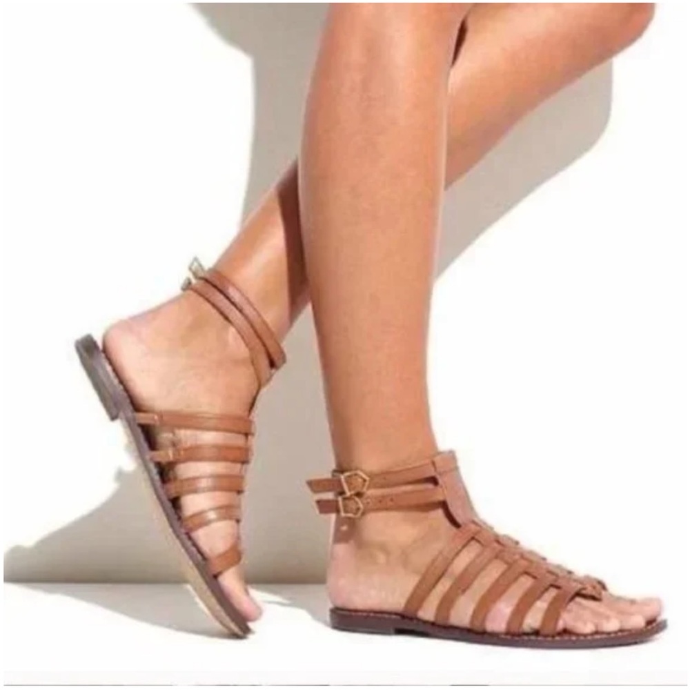 Sam Edelman Gilda size 6 Tan Leather Sandals